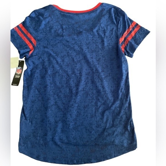 NFL New York Giants T-Shirt Crew Neck Womens Large top Football - Picture 2 of 8